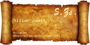 Siller Zsolt névjegykártya