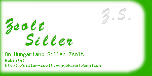 zsolt siller business card